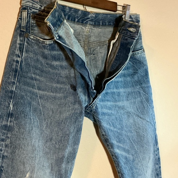 R13 Crossover Cropped Jeans Size 13/23 - Picture 4 of 7